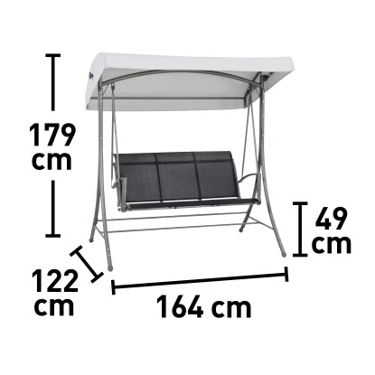 Hollywoodschaukel Vigo Aus Textilen 2 Hollywoodschaukel Vigo Aus Textilen – Bild 2