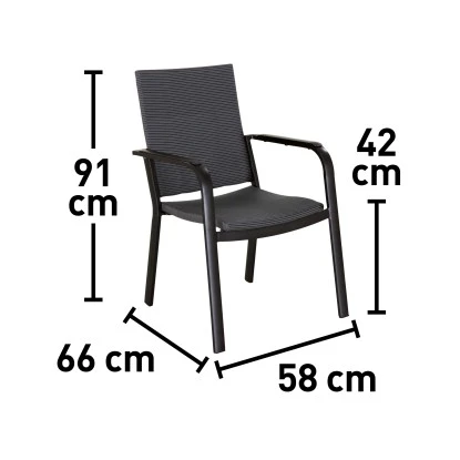 Stapelstuhl Pacora II Aus Textilen 2 Stapelstuhl Pacora II Aus Textilen – Bild 2