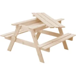 Timbela Kindersitzgarnitur Holz M010-1 Mit Staufach -Vitavia Verkäufe 060827950792 11023400 S 04