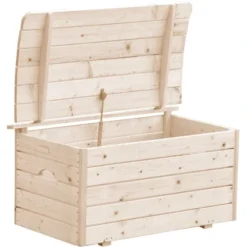 Timbela Spielzeugkiste Holz M034 Mit Deckel