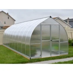 Palram - CanopiaBella 6 X 2.4 Gewächshaus Silber Stegplatten