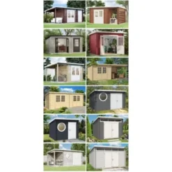 Alpholz Holz-Gartenhaus Pultdach Druckimprägniert 578 Cm X 224 Cm -Vitavia Verkäufe 0x2057pxGartenhausMaria3 4