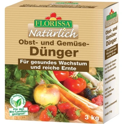 Florissa Natürlich Obst/Gemüse Dünger 3 Kg 1 Florissa Natürlich Obst/Gemüse Dünger 3 Kg