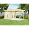 Carlsson Holz-Gartenhaus Flachdach Druckimprägniert 230 Cm X 474 Cm