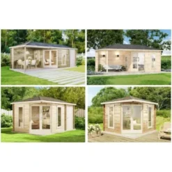 Alpholz Holz-Gartenhaus Walmdach Druckimprägniert 575 Cm X 272 Cm -Vitavia Verkäufe 1000x668px Liwa serie x4 4 1