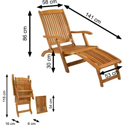 Indoba® Deck Chair Sun Flair FSC® 14 Indoba® Deck Chair Sun Flair FSC® – Bild 14