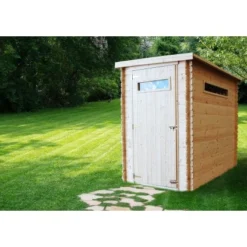 Timbela Gartenhaus Holz M306A+M306G 2,63 M² Mit Boden