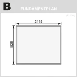 Karibu Holz-Gartenhaus Sitten Terragrau Pultdach Lackiert 242 Cm X 182 Cm -Vitavia Verkäufe 114826 4369 08