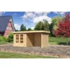 Karibu Holz-Gartenhaus Boras Natur Unbehandelt 209 Cm X 213 Cm