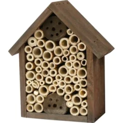 Insektenhotel Braun 19 Cm X 9 Cm X 22 Cm
