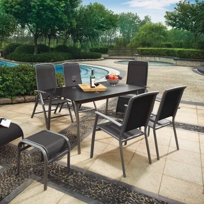 Relaxsessel Vigo Mit Verstellbarer Rückenlehne Und Fußstütze Textilen Schwarz 1 Relaxsessel Vigo Mit Verstellbarer Rückenlehne Und Fußstütze Textilen Schwarz