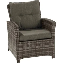 Lounge-Sessel Vermont Aus Polyrattan Shadow Earth