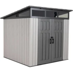 Lifetime Kunststoff-Gerätehaus Merkur Dunkelgrau 5,4 M² 19 Lifetime Kunststoff-Gerätehaus Merkur Dunkelgrau 5,4 M² -Vitavia Verkäufe 151354 1741 1