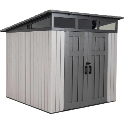 Lifetime Kunststoff-Gerätehaus Merkur Dunkelgrau 5,4 M² 4 Lifetime Kunststoff-Gerätehaus Merkur Dunkelgrau 5,4 M² – Bild 4