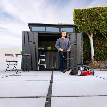 Lifetime Kunststoff-Gerätehaus Merkur Dunkelgrau 5,4 M² 13 Lifetime Kunststoff-Gerätehaus Merkur Dunkelgrau 5,4 M² – Bild 13