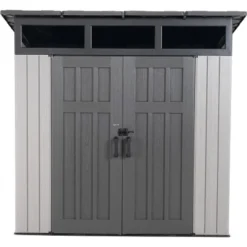 Lifetime Kunststoff-Gerätehaus Merkur Dunkelgrau 5,4 M² 18 Lifetime Kunststoff-Gerätehaus Merkur Dunkelgrau 5,4 M² -Vitavia Verkäufe 151354 1741 2