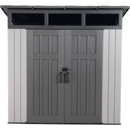 Lifetime Kunststoff-Gerätehaus Merkur Dunkelgrau 5,4 M² 3 Lifetime Kunststoff-Gerätehaus Merkur Dunkelgrau 5,4 M² – Bild 3
