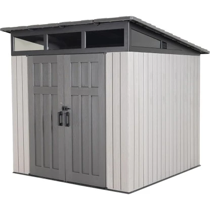 Lifetime Kunststoff-Gerätehaus Merkur Dunkelgrau 5,4 M² 5 Lifetime Kunststoff-Gerätehaus Merkur Dunkelgrau 5,4 M² – Bild 5
