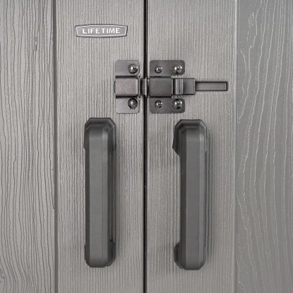 Lifetime Kunststoff-Gerätehaus Merkur Dunkelgrau 5,4 M² 6 Lifetime Kunststoff-Gerätehaus Merkur Dunkelgrau 5,4 M² – Bild 6