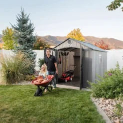 Lifetime Kunststoff-Gerätehaus Jupiter Grau 6,9 M² -Vitavia Verkäufe 151381 1741 10