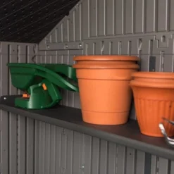 Lifetime Kunststoff-Gerätehaus Mars Grau 5,5 M² -Vitavia Verkäufe 151382 1741 14