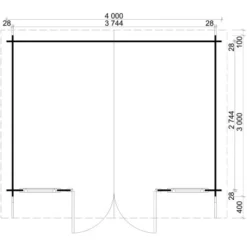 Alpholz Holz-Gartenhaus Satteldach Druckimprägniert 400 Cm X 276 Cm -Vitavia Verkäufe 15 11003400 RD5808 1.jpg 3