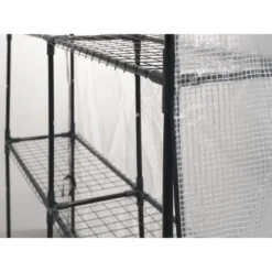 Folien-Gewächshaus 140 Cm X 200 Cm X 140 Cm Inkl. 8 Regalen -Vitavia Verkäufe 160692 4655 pt02