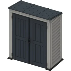 Duramax Kunststoff-Gerätehaus YardMate Pent Grau 1,6 M² -Vitavia Verkäufe 161078 04