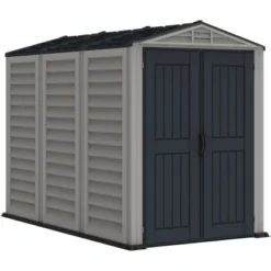 Duramax Kunststoff-Gerätehaus YardMate Plus Grau 4,1 M² -Vitavia Verkäufe 161084 03