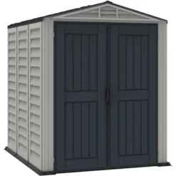 Duramax Kunststoff-Gerätehaus YardMate Plus Grau 4,1 M² -Vitavia Verkäufe 161084 04