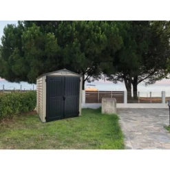 Duramax Kunststoff-Gerätehaus StoreMate Plus Grau 3,6 M² -Vitavia Verkäufe 161102 06