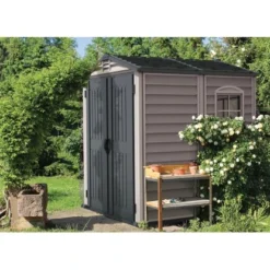 Duramax Kunststoff-Gerätehaus StoreMate Plus Grau 3,6 M² -Vitavia Verkäufe 161102 09