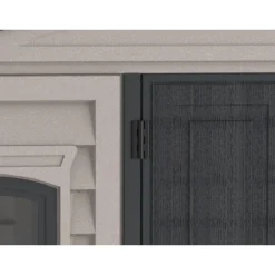 Duramax Kunststoff-Gerätehaus WoodBridge Plus II Anthrazit 7,6 M² -Vitavia Verkäufe 161116 07