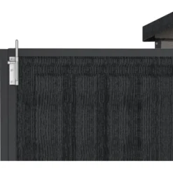 Duramax Kunststoff-Gerätehaus WoodBridge Plus II Anthrazit 7,6 M² -Vitavia Verkäufe 161116 10