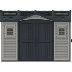 Duramax Kunststoff-Gerätehaus Apex Pro Grau 327 Cm X 247 Cm -Vitavia Verkäufe 161128 06