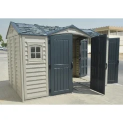 Duramax Kunststoff-Gerätehaus Apex Pro Grau 327 Cm X 247 Cm -Vitavia Verkäufe 161128 23