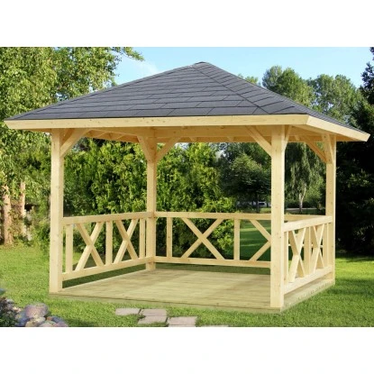 Palmako Holz-Pavillon Betty Natur Unbehandelt 300 Cm X 300 Cm Ohne Fußboden 1 Palmako Holz-Pavillon Betty Natur Unbehandelt 300 Cm X 300 Cm Ohne Fußboden