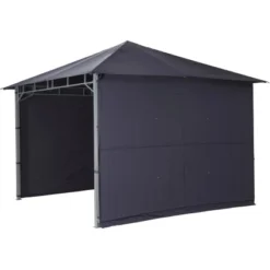 Tepro Seitenteil-Set Lehua/Waya Dunkelblau 2 Stück