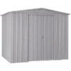 Globel Industries Metall-Gerätehaus 8x8 Silber Metallic B X T: 234 Cm X 237 Cm
