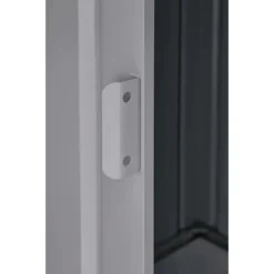 Globel Industries Metall-Gerätehaus 8x8 Silber Metallic B X T: 234 Cm X 237 Cm -Vitavia Verkäufe 1741 gi00403 metallgerae 8