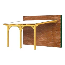 Skan Holz Terrassenüberdachung Rimini 434 Cm X 250 Cm