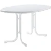 Sieger Klapptisch Mecalit 152/W Oval 140 X 90 Cm Weiß