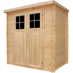 Timbela Gartenhaus Holz M311F+M311G 2,22 M² Mit Boden