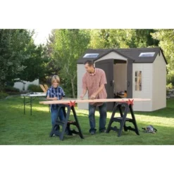 Lifetime Kunststoff-Gerätehaus Sky Anthrazit-Grau 7,4 M² -Vitavia Verkäufe 1 lg03000 geraetehaussky 3