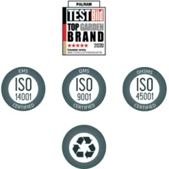 Palram - CanopiaMythos 3.1 X 1.9 Gewächshaus Silber Stegplatten -Vitavia Verkäufe 208342 4695 5