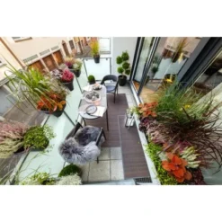 Balkonmöbel-Set Destin 3-teilig Stahl Grau -Vitavia Verkäufe 209149 3299 0