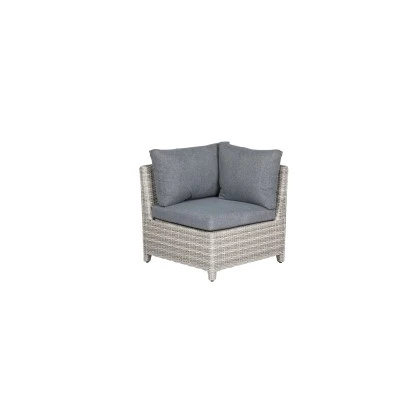 Lounge-Eckteil Links Springside Polyrattan Naturgrau 7 Lounge-Eckteil Links Springside Polyrattan Naturgrau – Bild 7