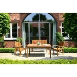 Siena Garden Ausziehtisch Falun Beige 150/175/200 Cm X 100 Cm X 74 Cm FSC® -Vitavia Verkäufe 2132967 120567 3