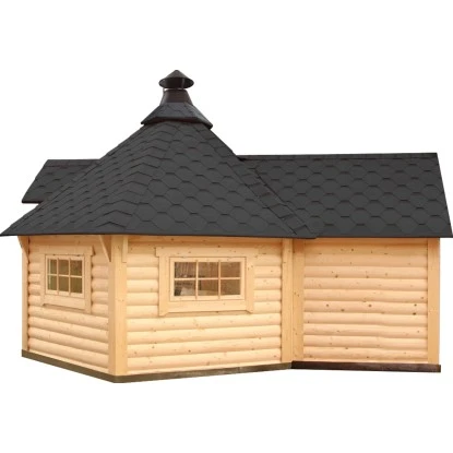 Wolff Finnhaus Grillkota De Luxe 9 Mit Anbau B X T: 426 Cm X 574 Cm 1 Wolff Finnhaus Grillkota De Luxe 9 Mit Anbau B X T: 426 Cm X 574 Cm