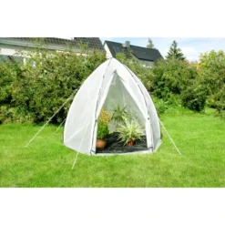 Pergart Pflanzenzelt Hawaii Ø 240 Cm X 200 Cm Weiß